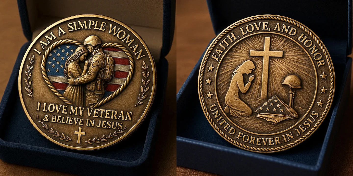Women's Veteran Wife Commemorative Coin