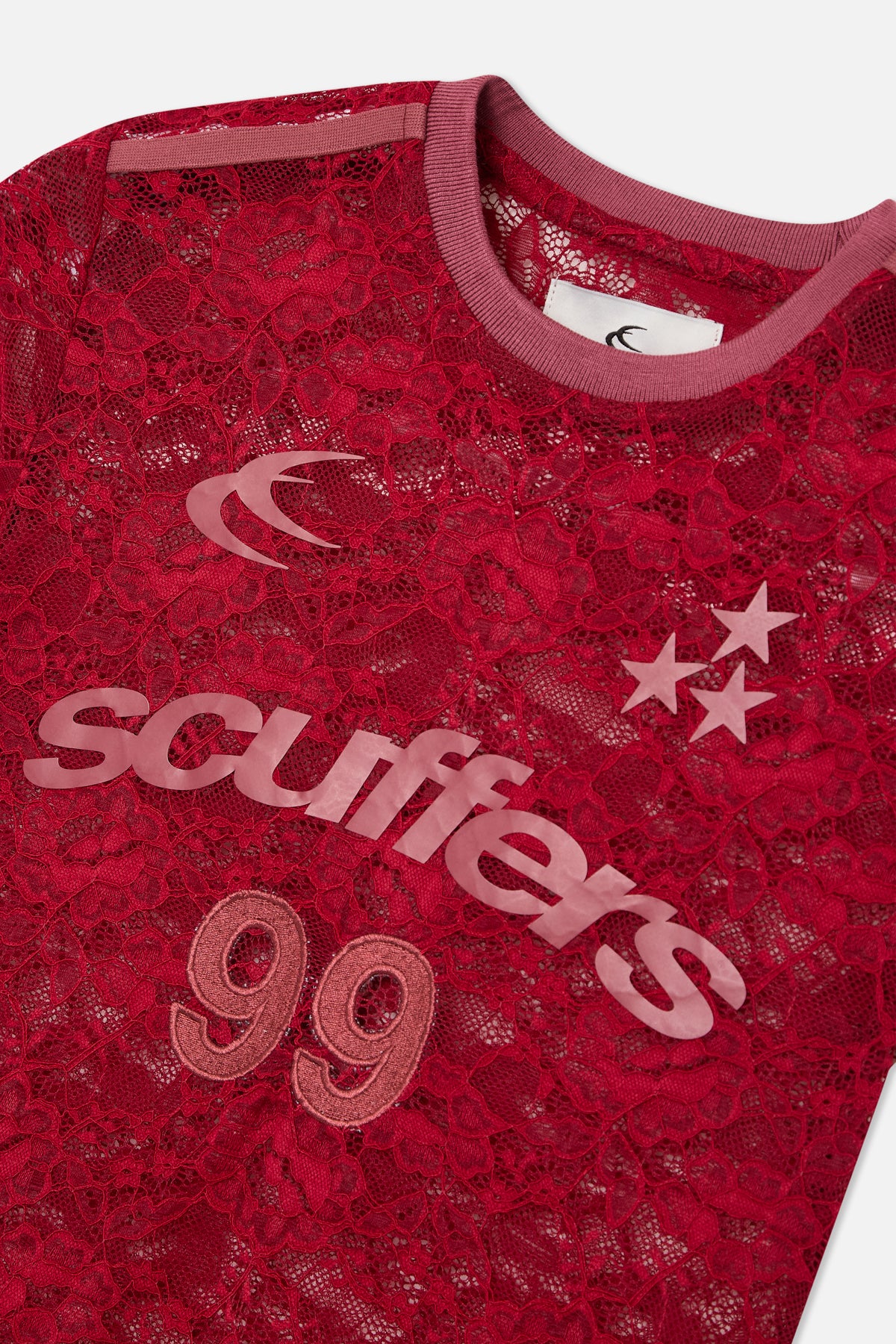 99 Lace Burgundy Top