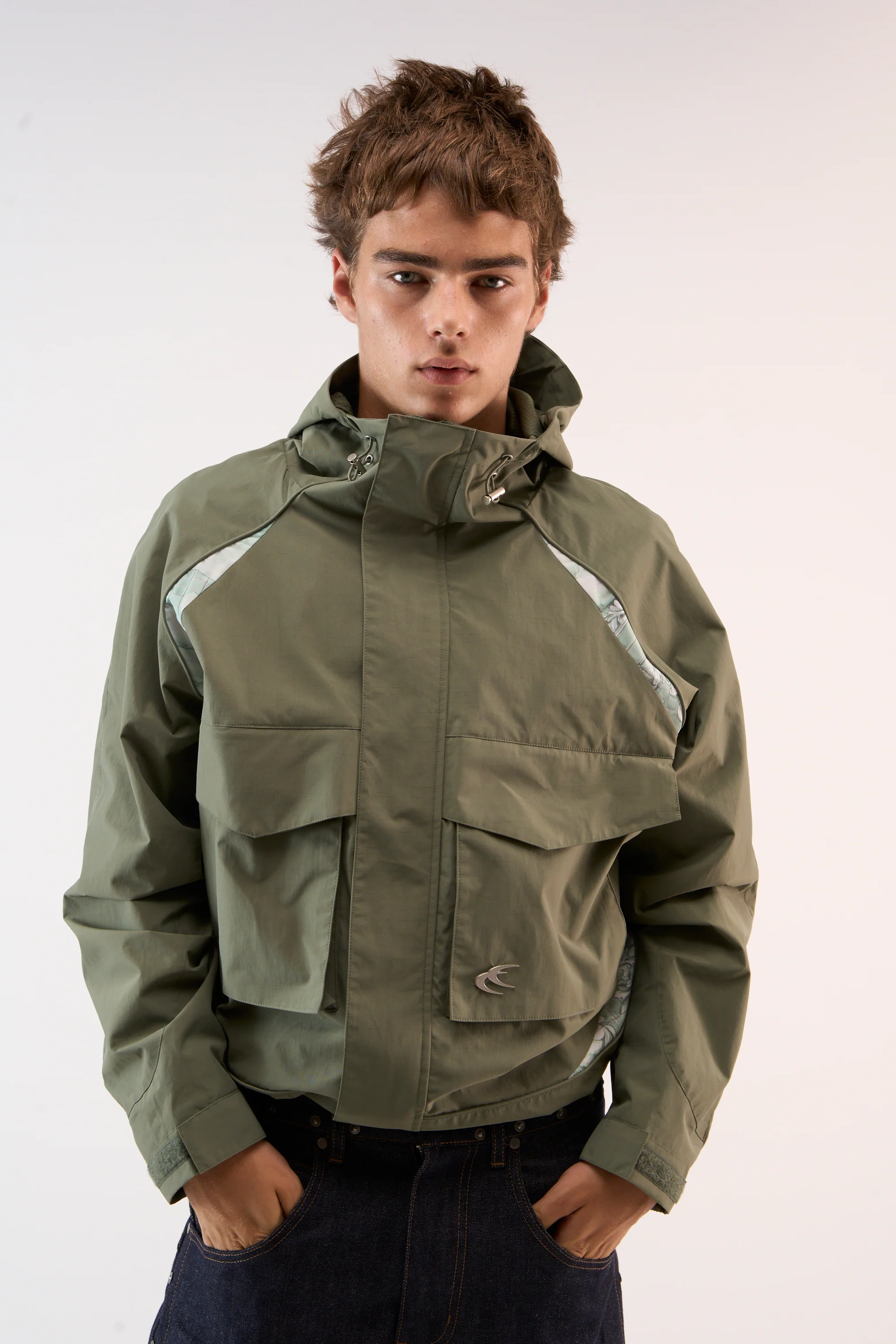 New Essential Green Windbreaker
