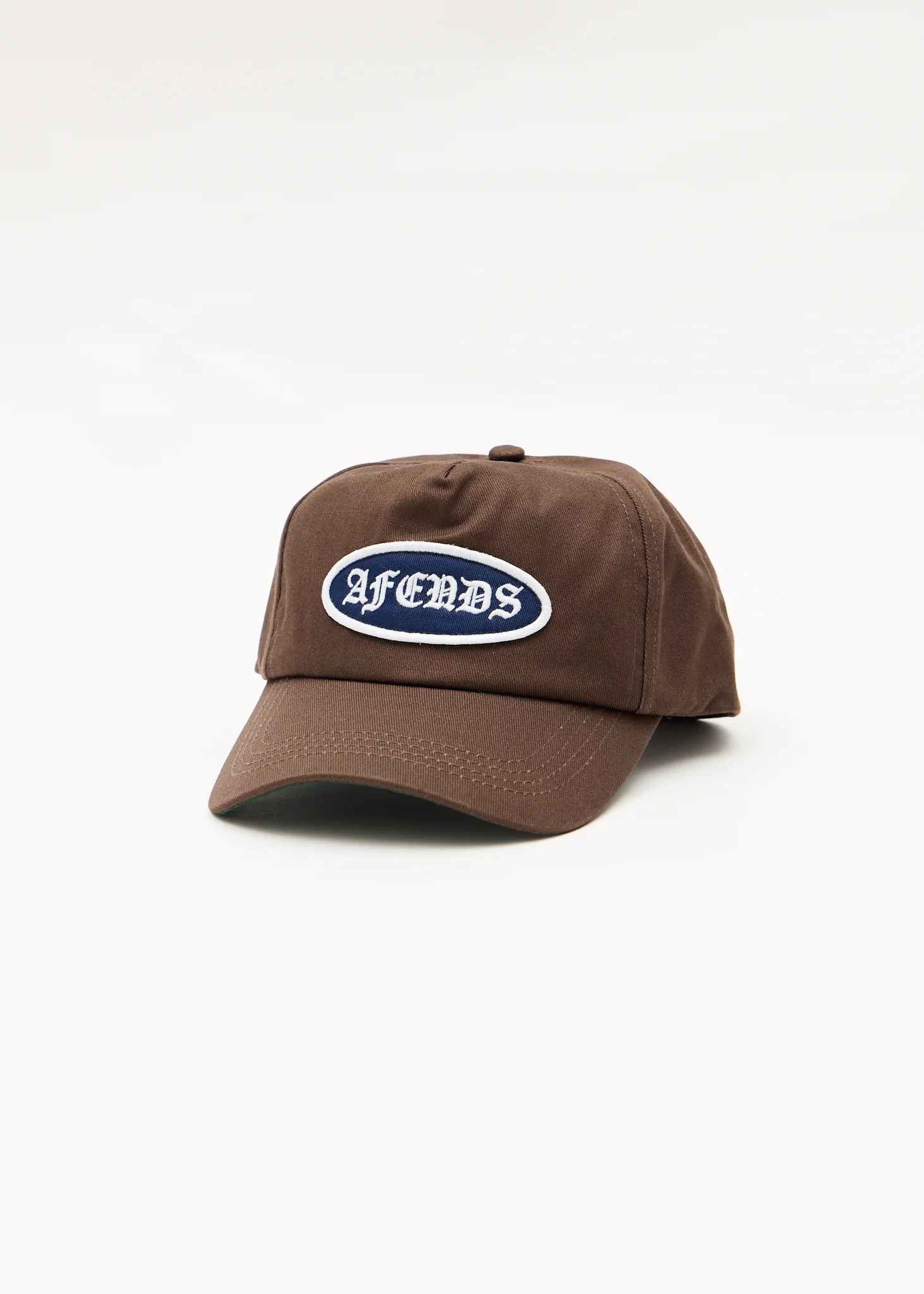 AFENDS Mens Summit - Five Panel Cap - Coffee