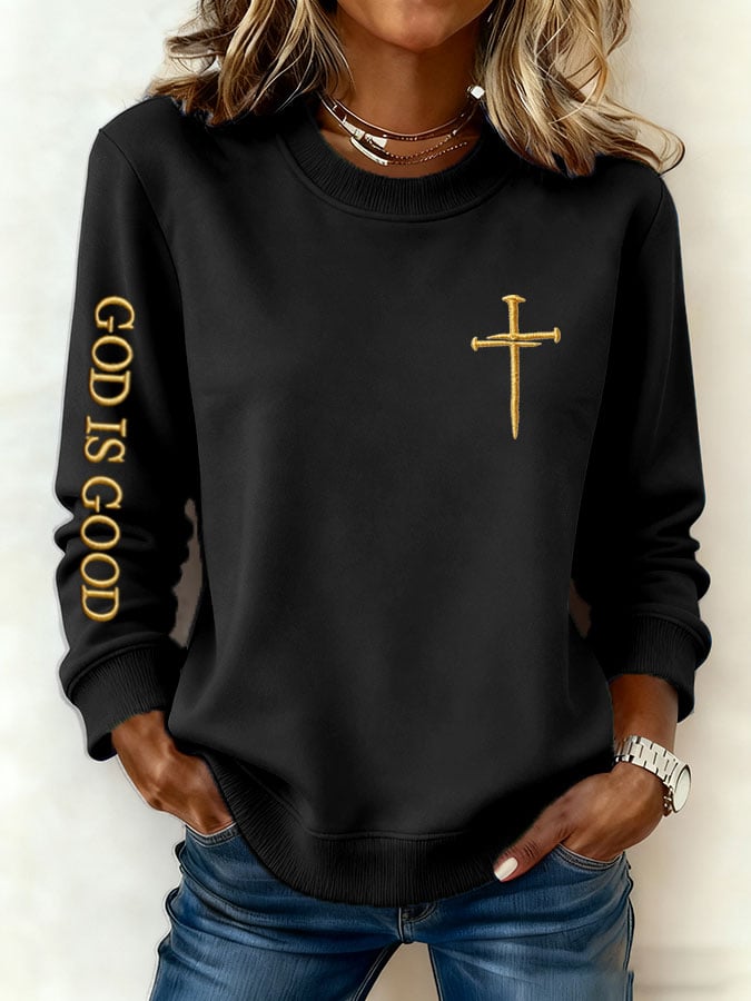 Women's Faith Print Sweatshirt