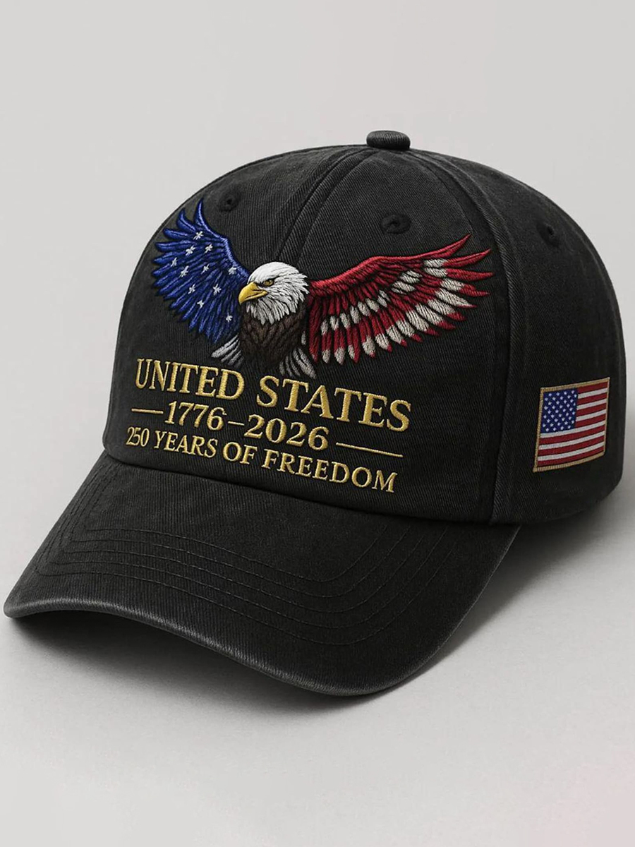 Unisex United States 250th Anniversary Embroidered Hat