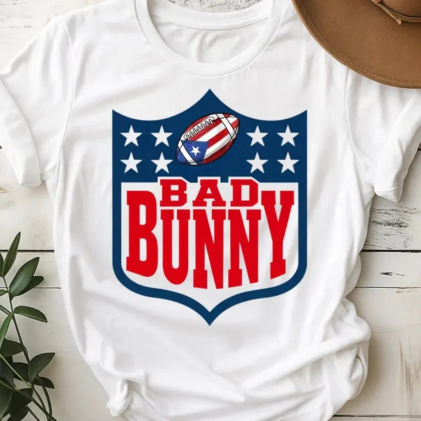 Puerto Rico Singer Benito Bowl Printed T-shirts