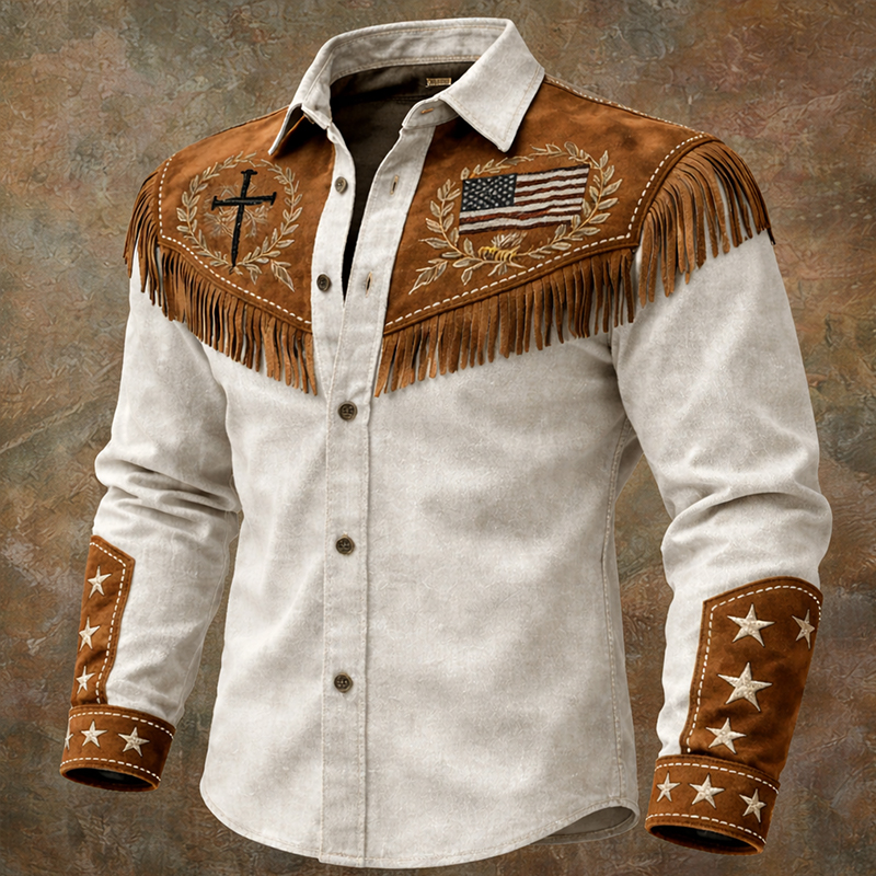 Christian Faith Art Print Casual Shirt