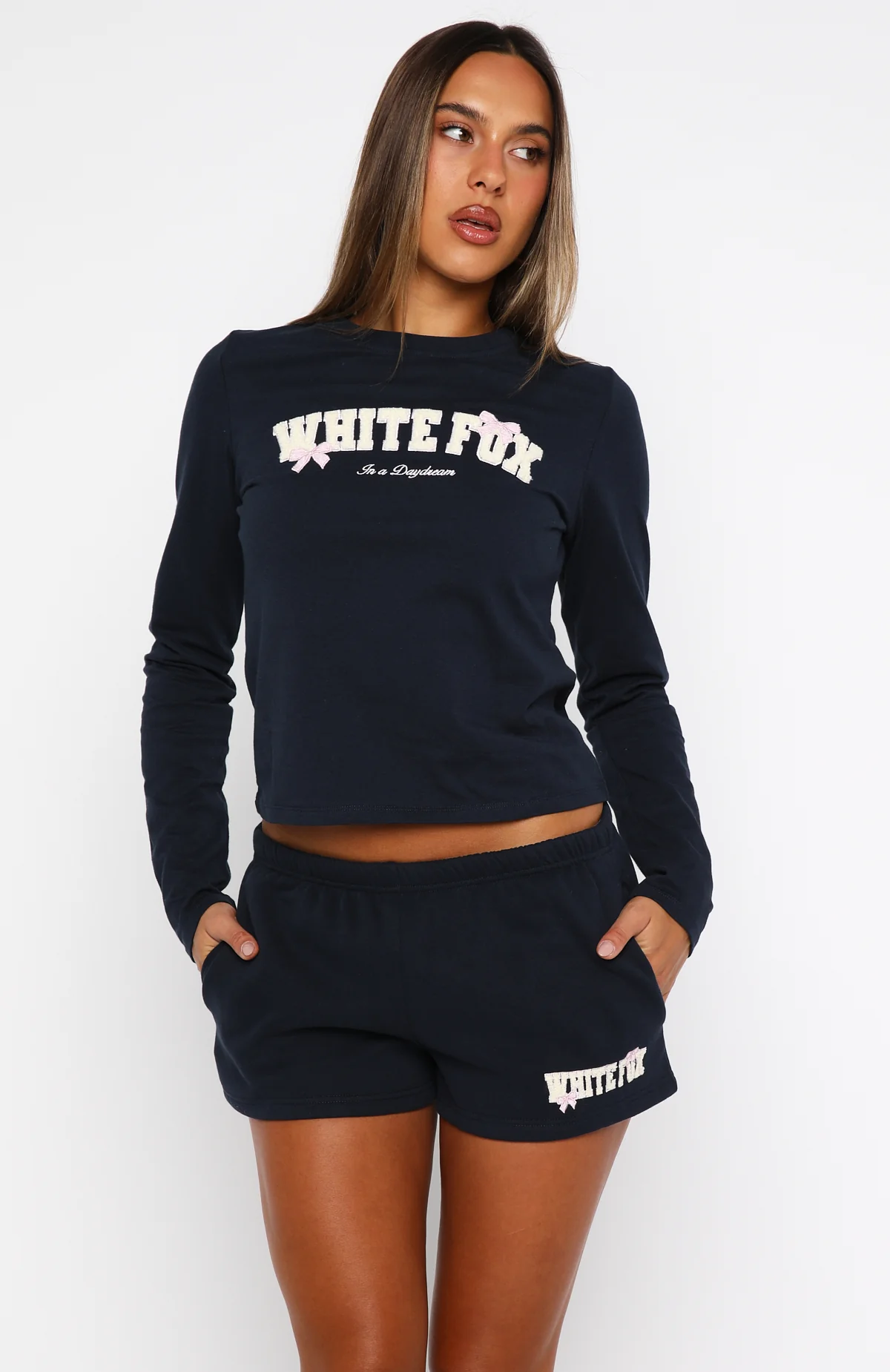 Daydreamers Madeline Lounge Shorts Navy