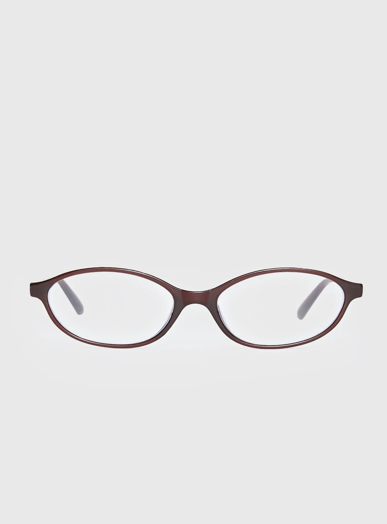 Life Begins Blue Light Glasses Brown