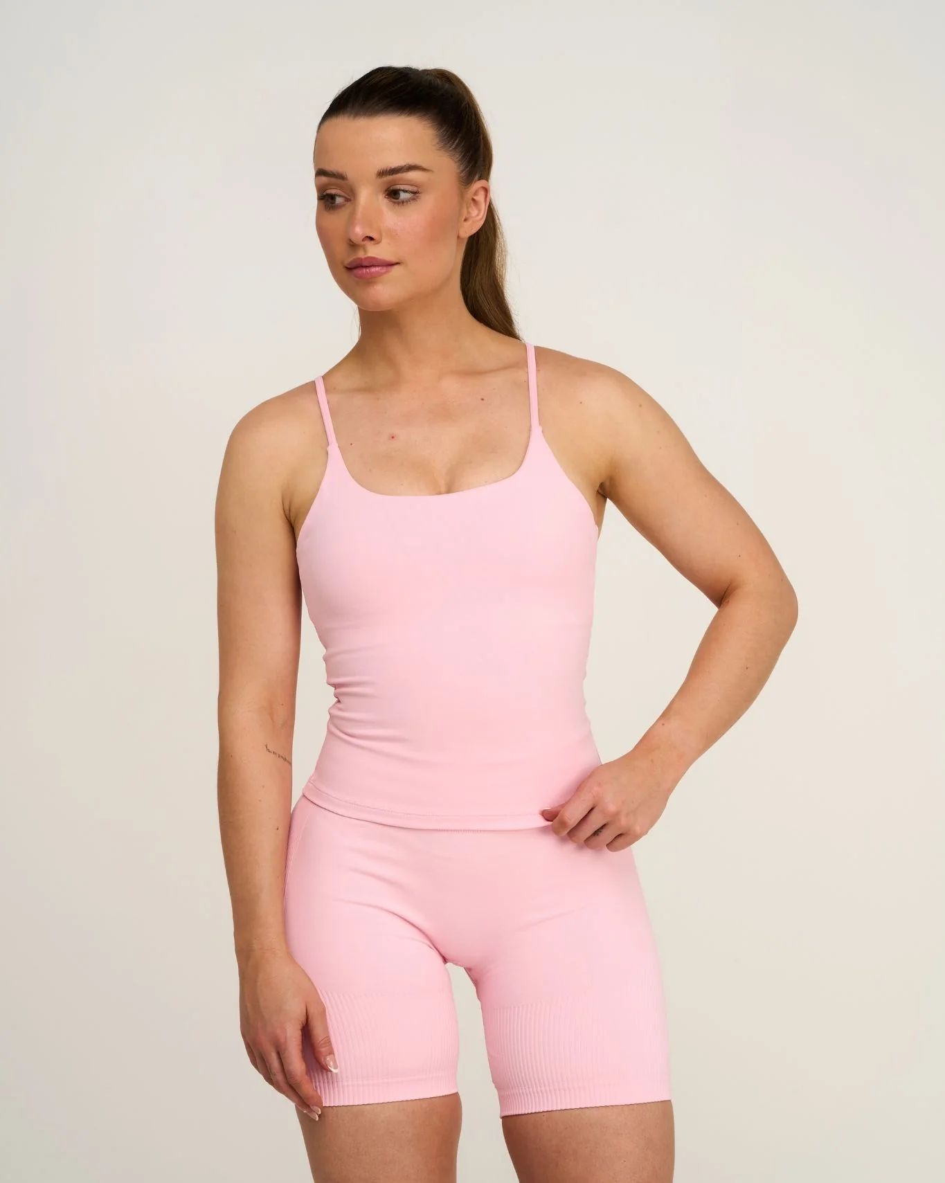 Elevate™ Sculpting Seamless Scoop Neck Cami | Cotton Pink