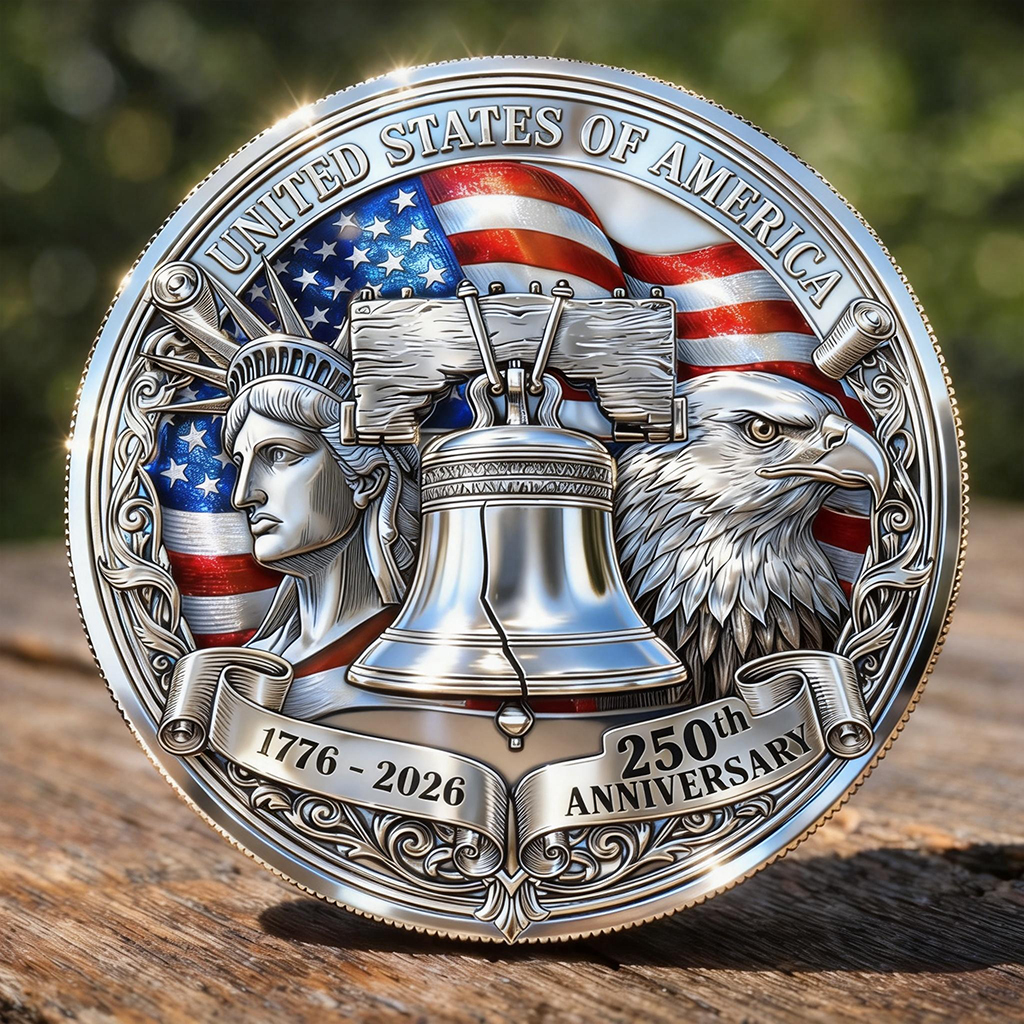 America’s 250 Years of Freedom Commemorative Coin (1776–2026)