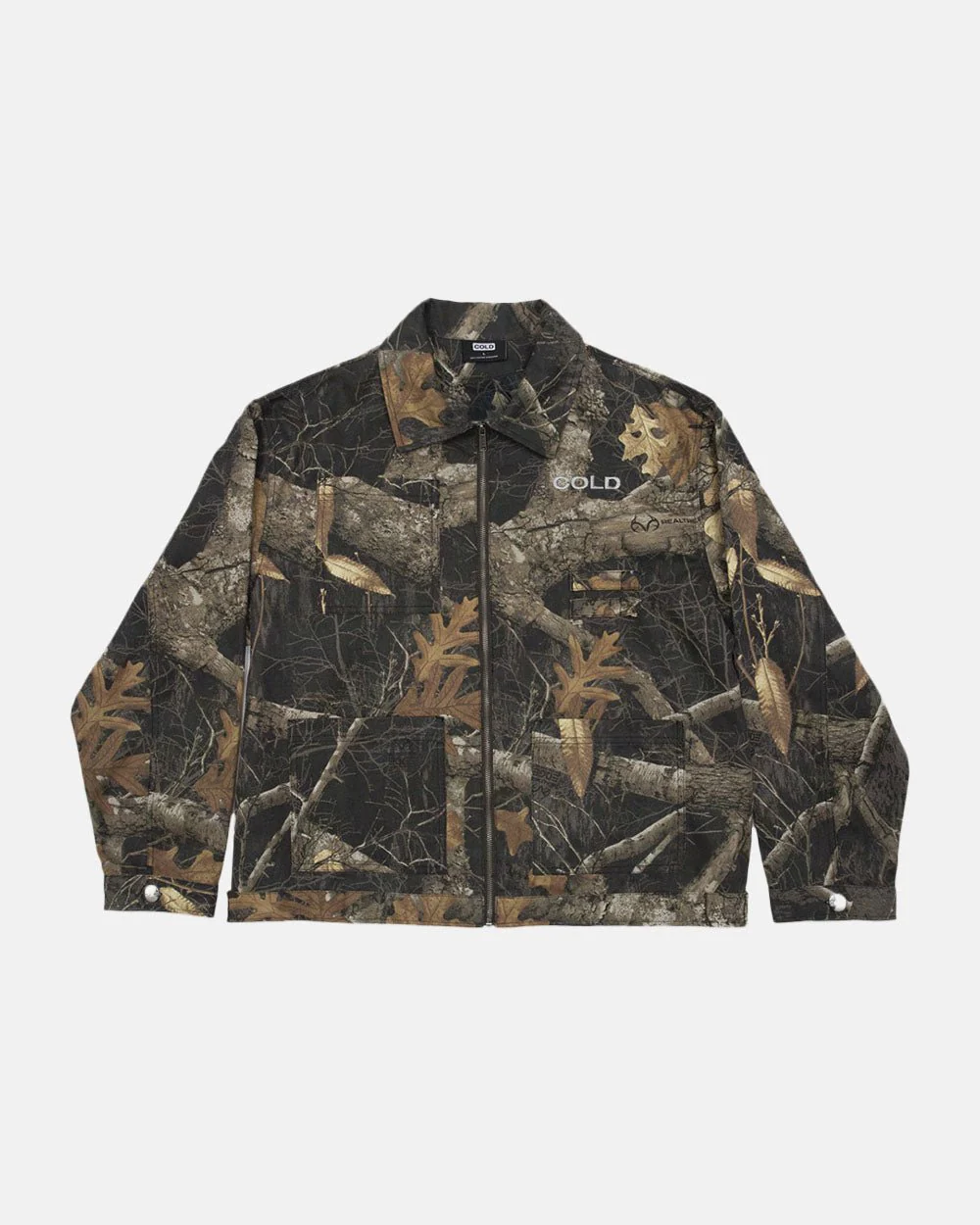 WORK ZIP JACKET REALTREE BLACK