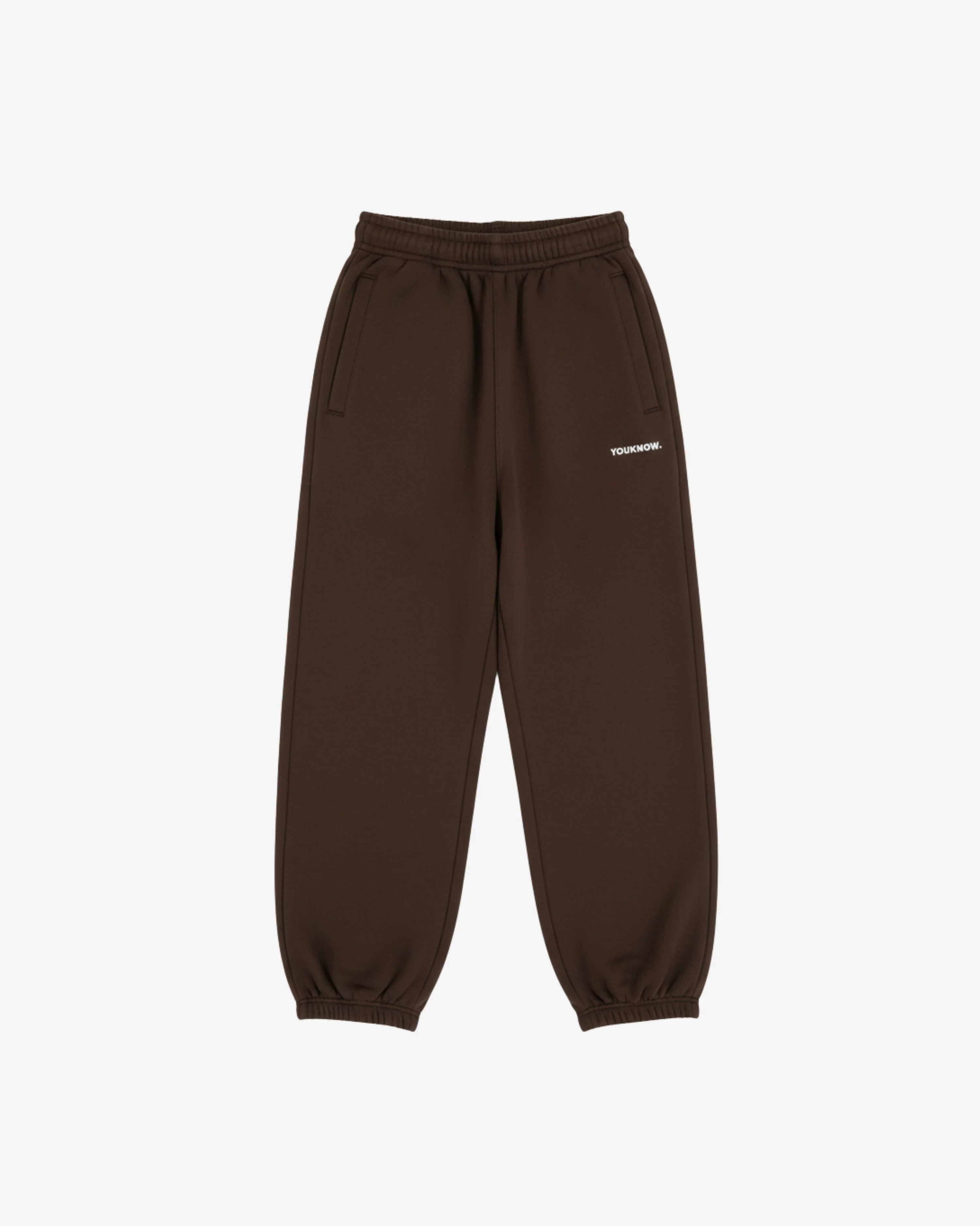 Core Cuffed Sweatpants | Brown