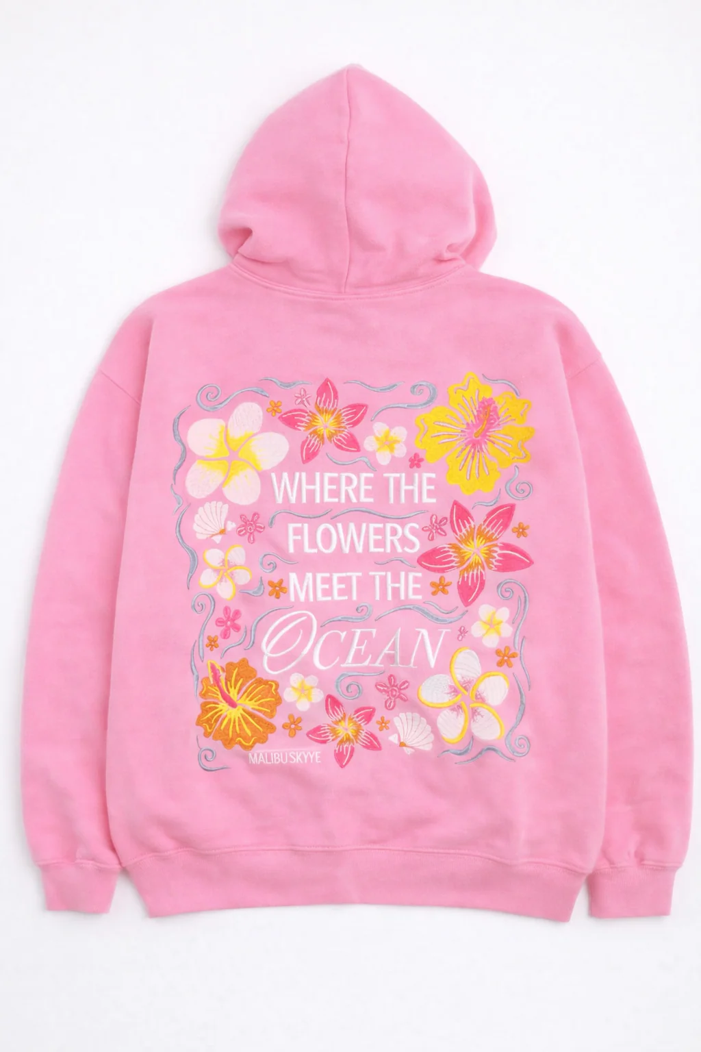 Where the Flowers Meet the Ocean (Bubblegum Pink)