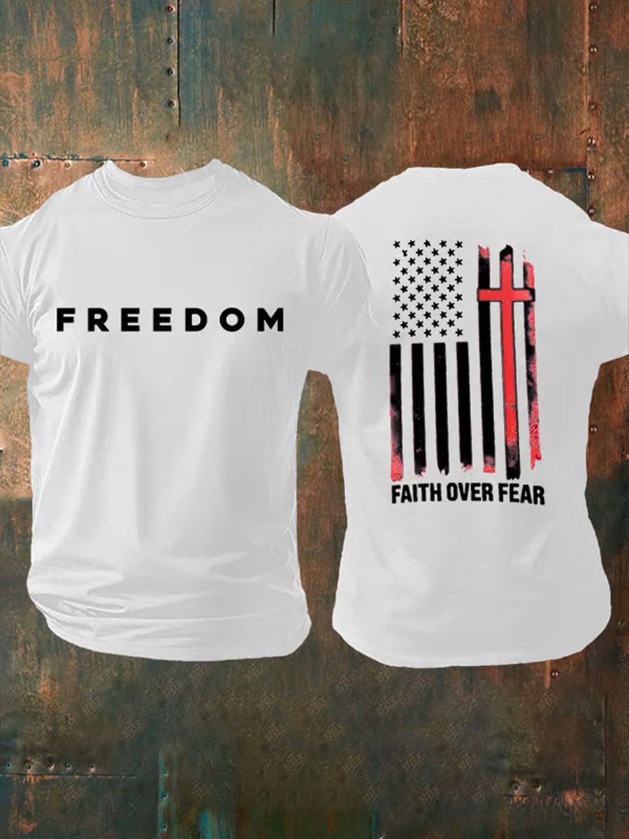 Men's Freedom Is Not Free R.I.P Charlie Kirk Short Sleeve T-shirt