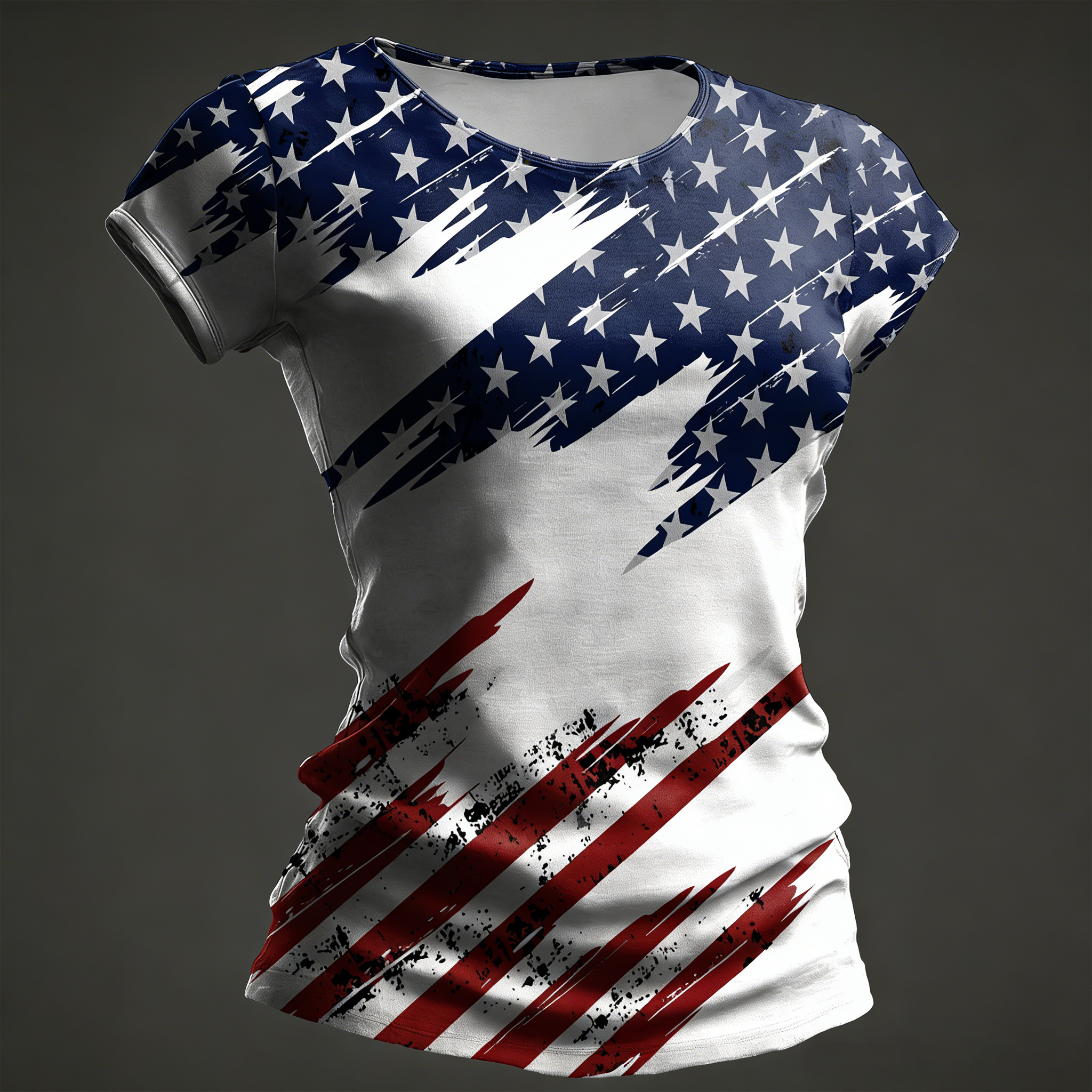 Women's American 250th Anniversary Commemorative Print Casual T-Shirt