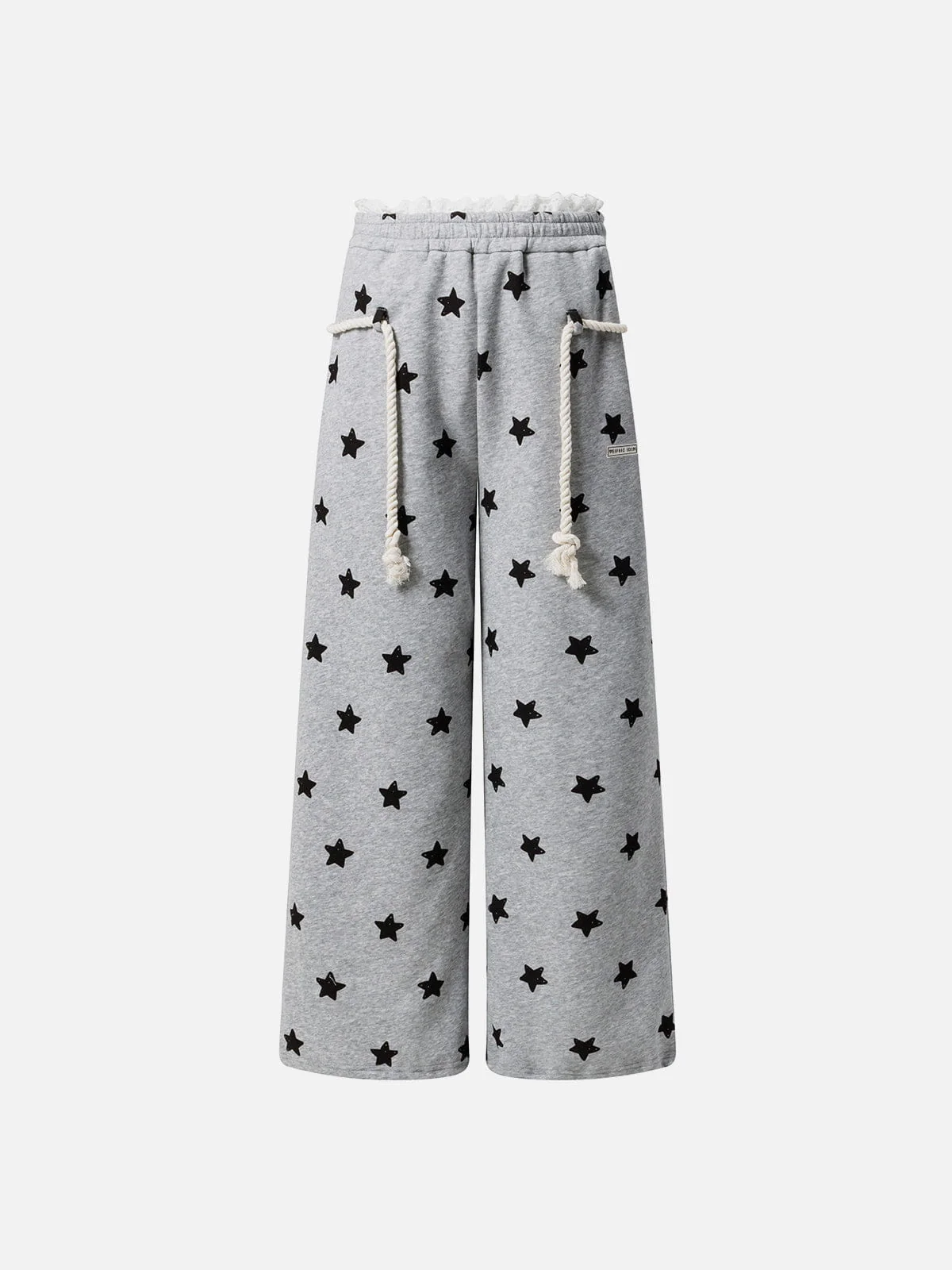 Aelfric Eden Lace Waist Star Baggy Sweatpants