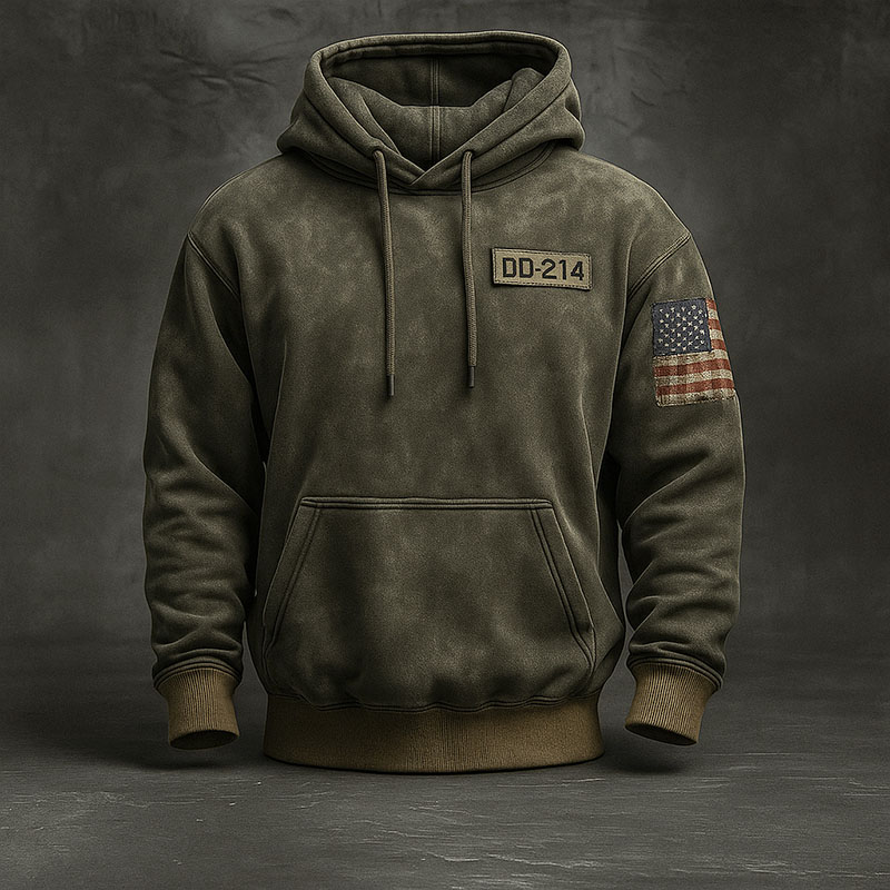 Veterans Art Print Casual Hoodie