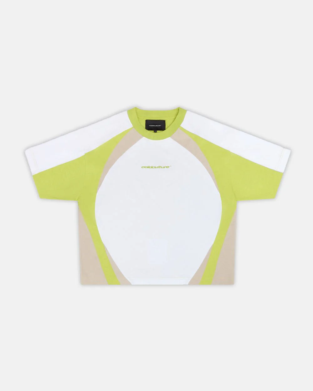 SPEED SPOKE TEE GREEN & GREY