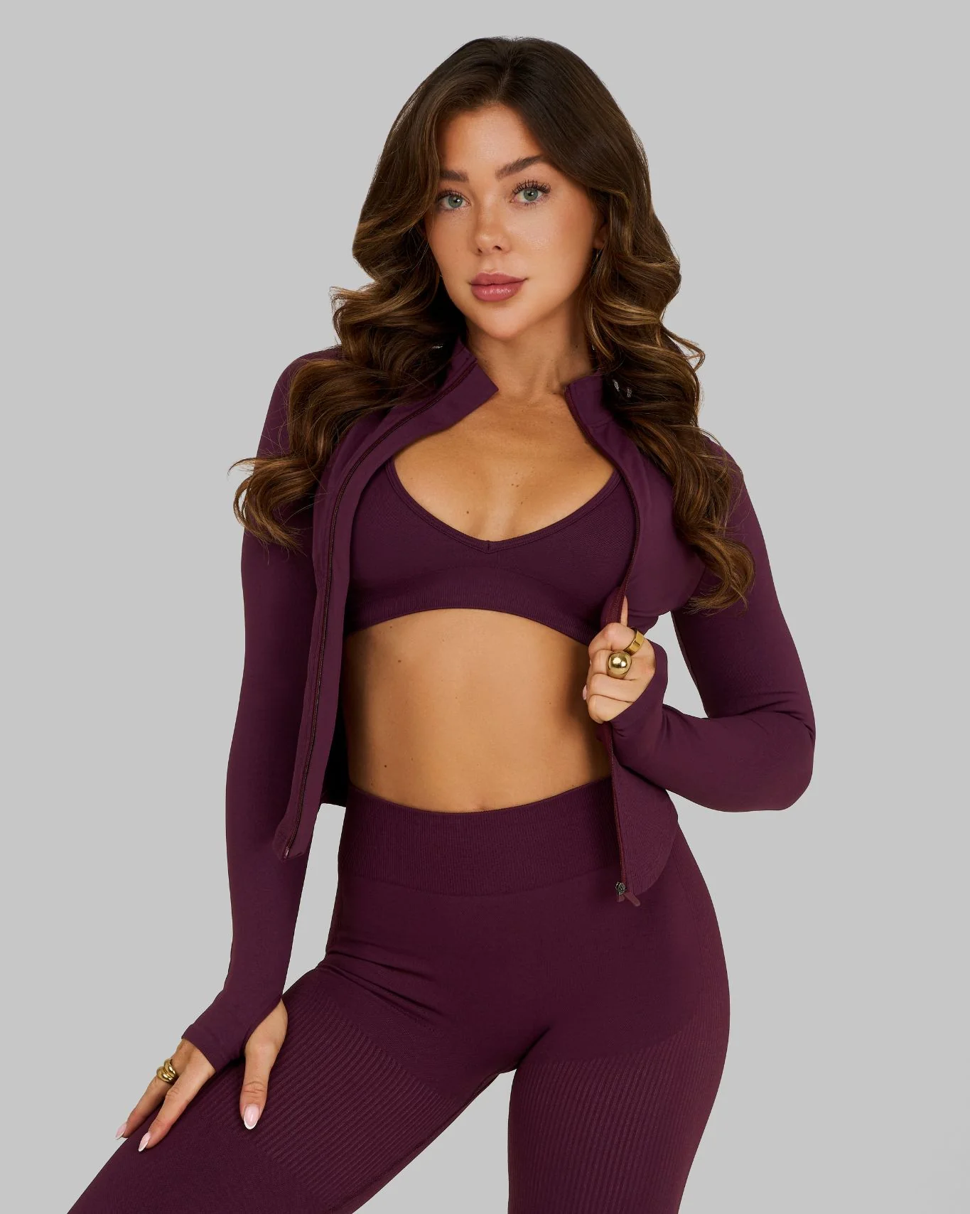 Elevate™ Sculpting Seamless Jacket | Winter Plum
