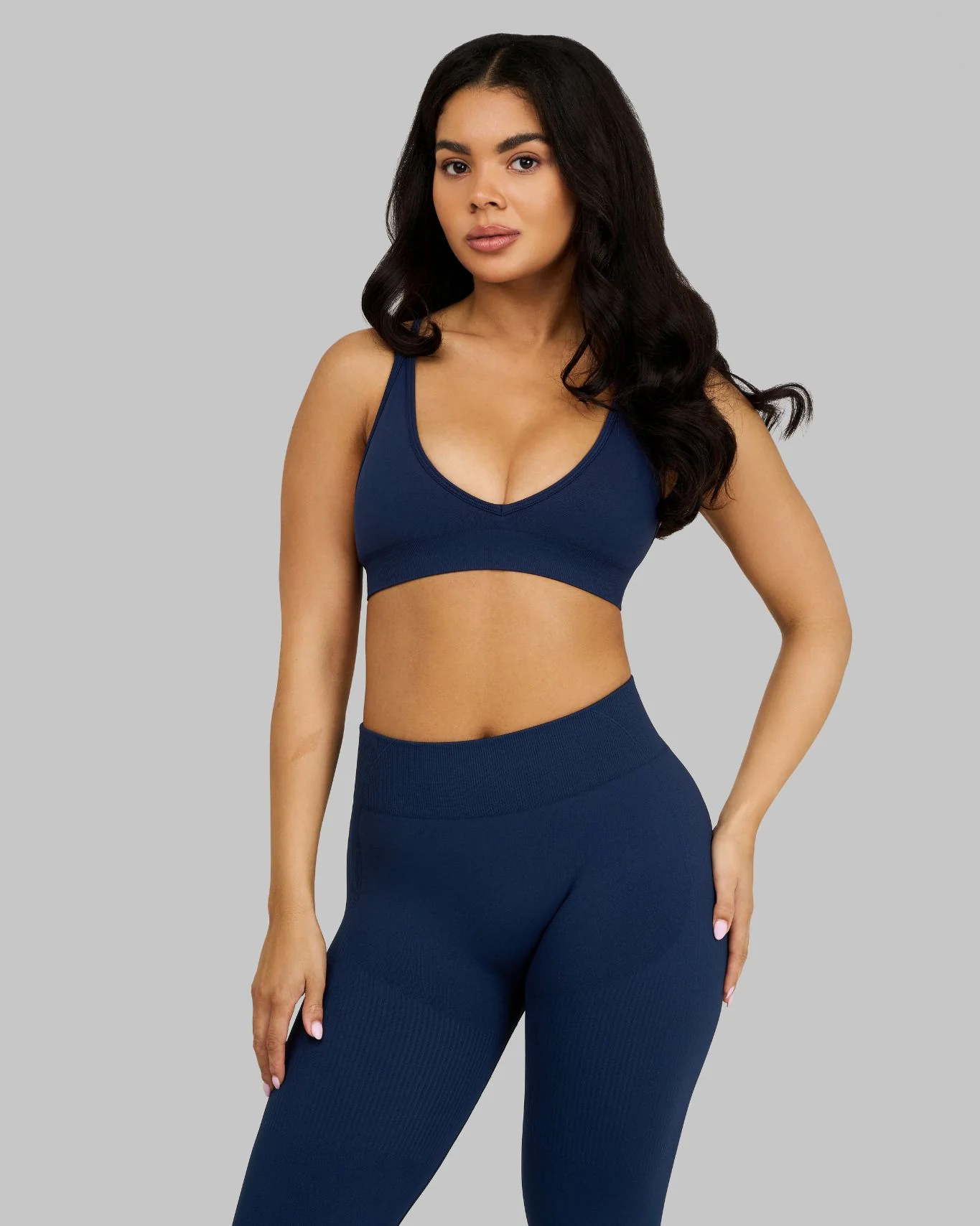 Elevate™ Sculpting Seamless High Apex Bra | Midnight Navy