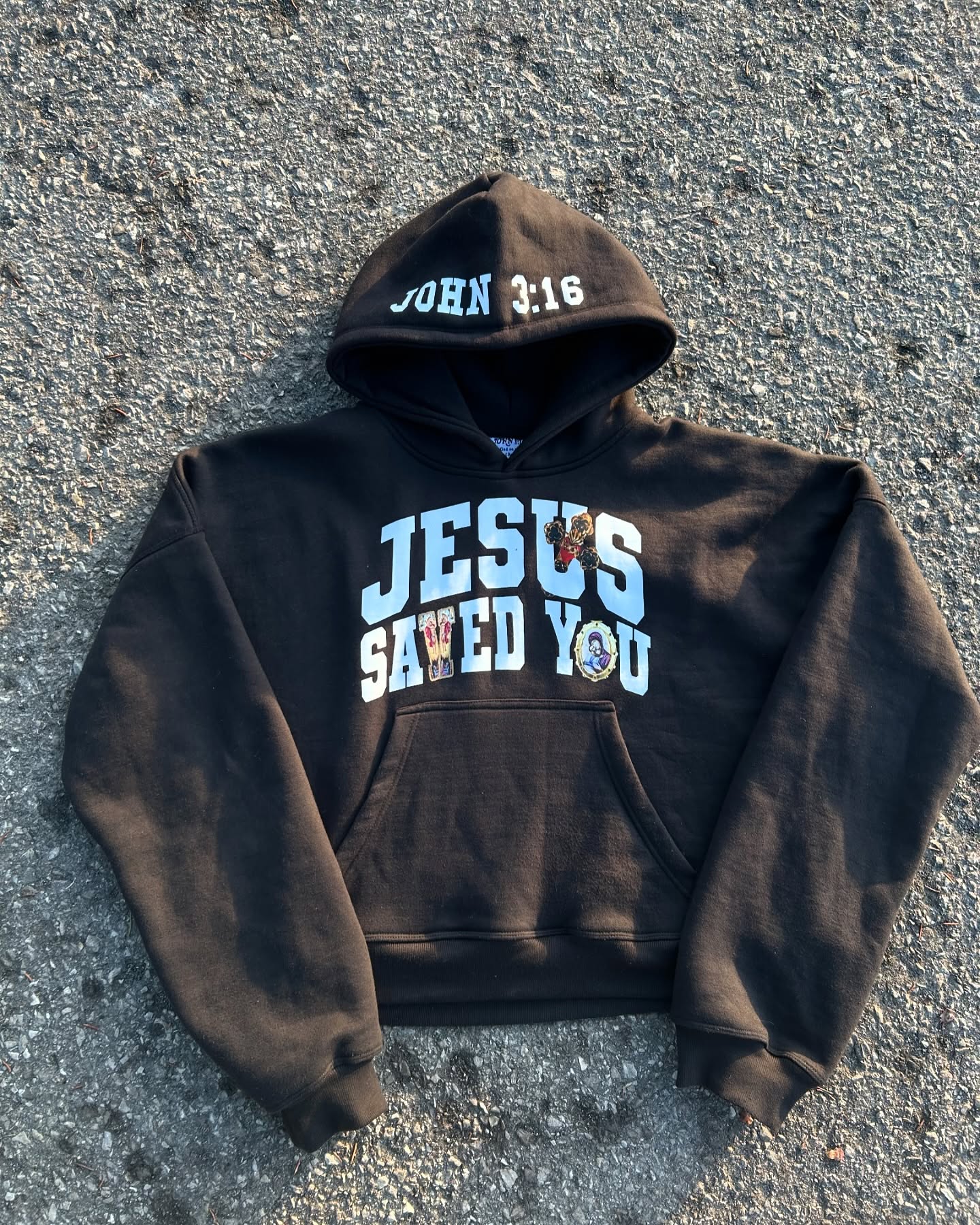 Jesus Save You Printed Hoodie
