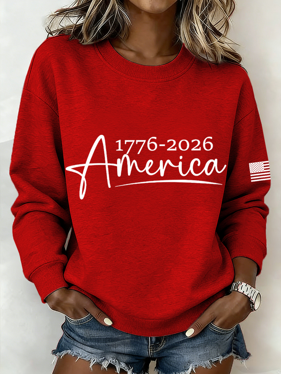 Women's 1776-2026 Print Sweatshirt