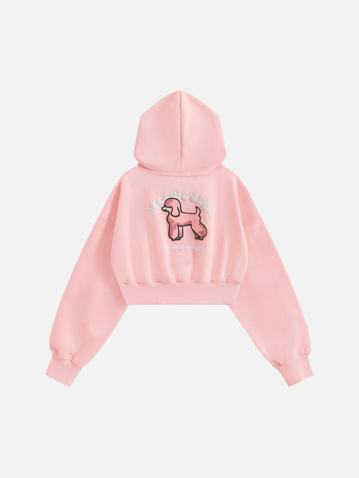 Aelfric Eden Cute Poodle Boxy Pullover Hoodie
