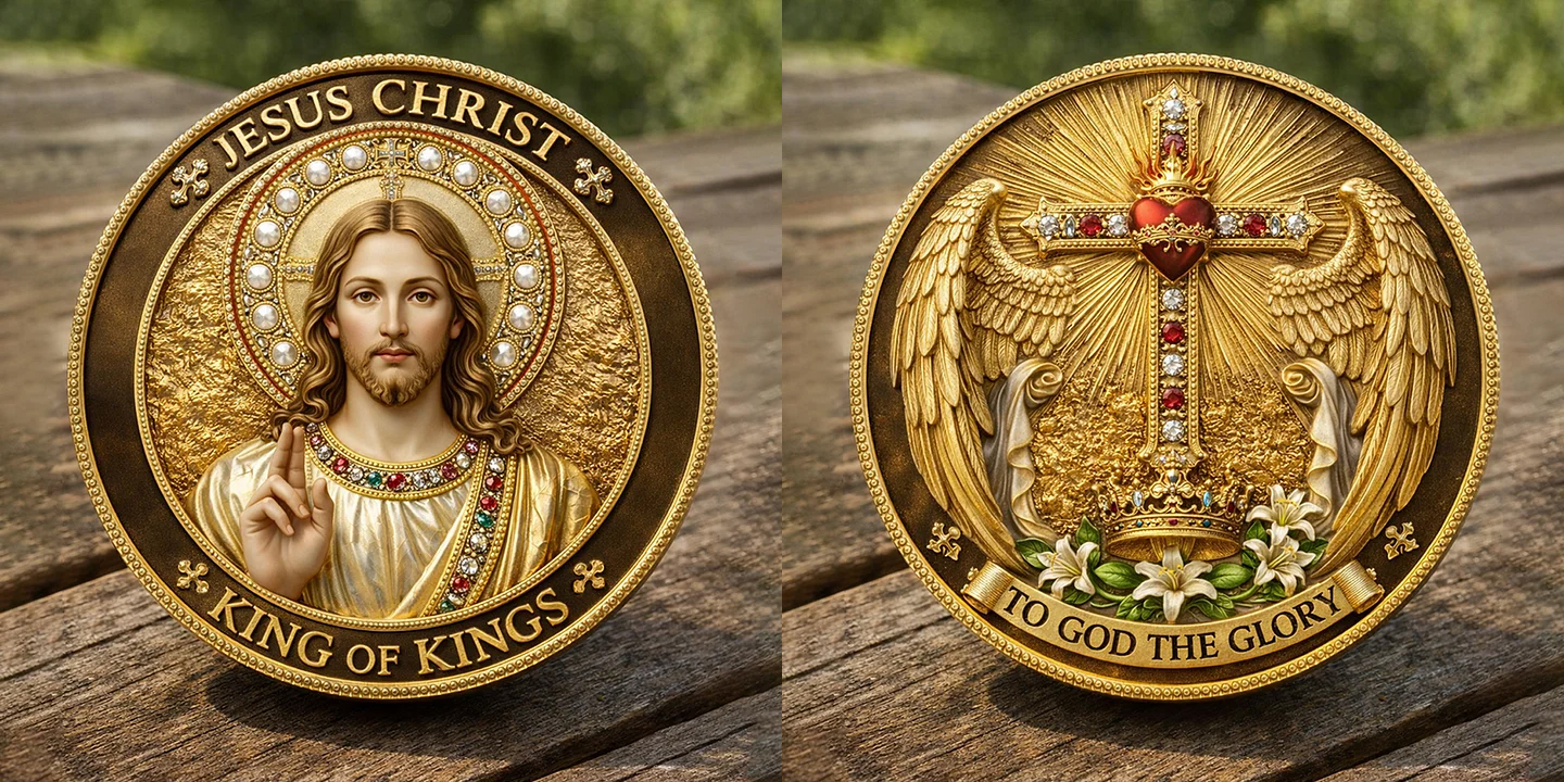 🏆Flash Sale 60% OFF - Jesus Christ – King of Kings Coin