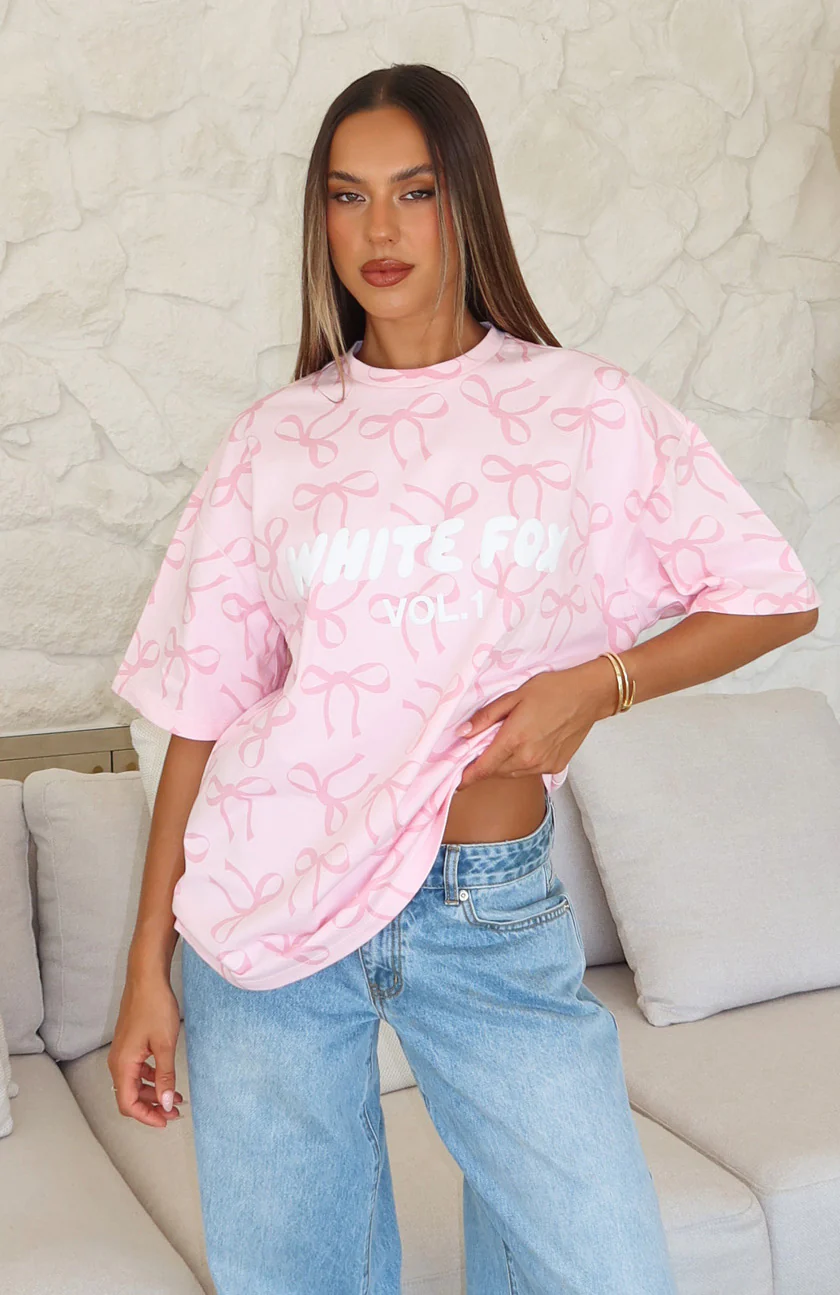 Vol. 1 Oversized Tee Posy Bow