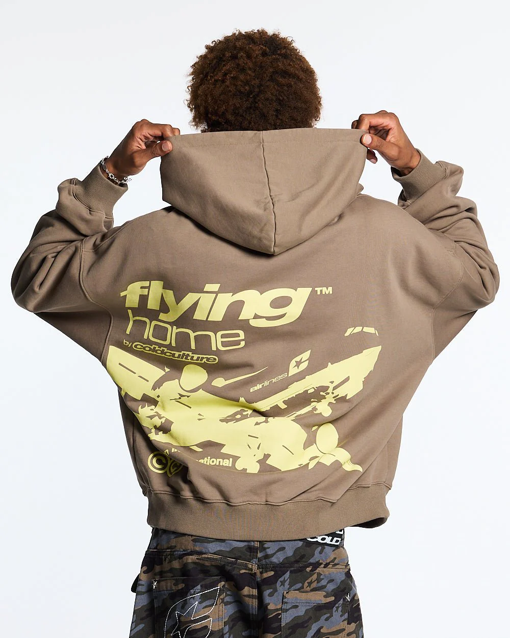 FLYING HOME HOODIE WALNUT BROWN