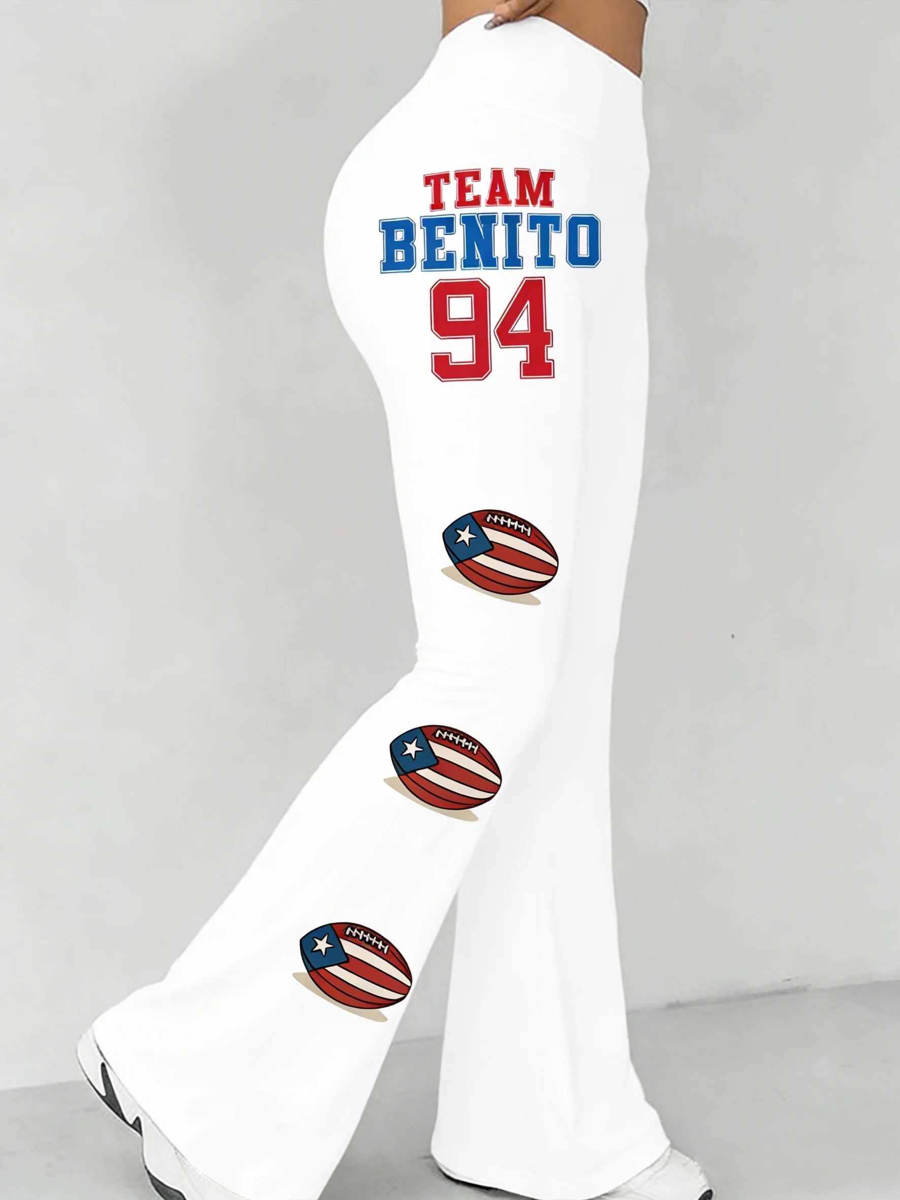 Ladies Puerto Rico Striped ArtBell Bottoms