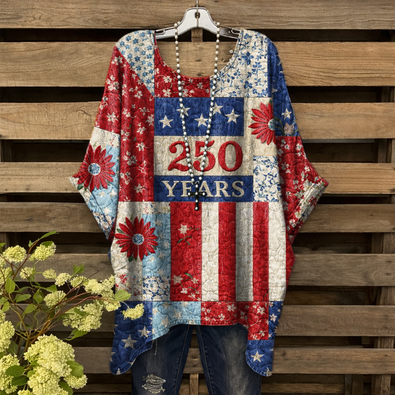 Women's 250th Anniversary Art Print Casual Top
