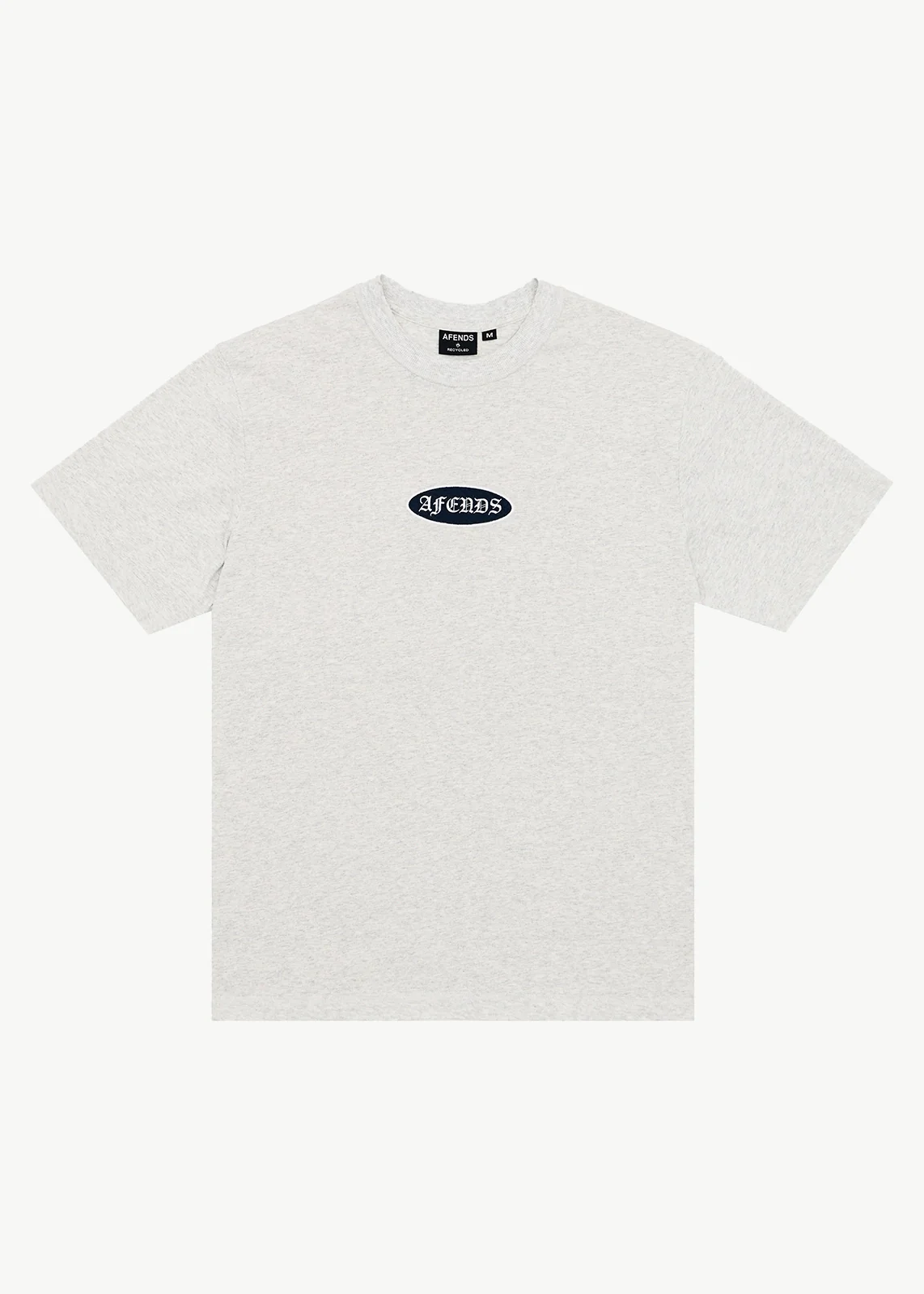 AFENDS Mens Supply - Retro Tee - Grey Marle