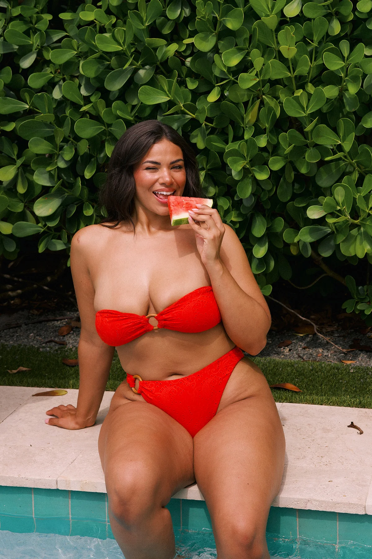 Lotus Bandeau Bikini Top