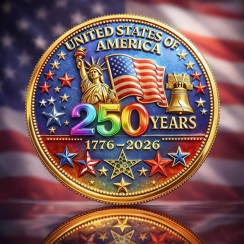 United States Semiquincentennial 250th Anniversary Commemorative Coin