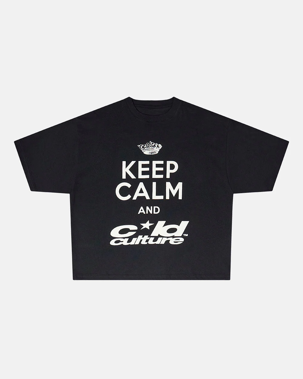 KEEP CALM TEE BLACK