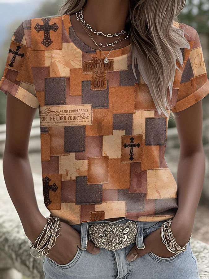 Women'S Faith Art Print T-Shirt