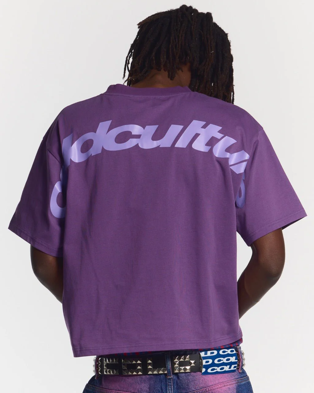 CURVED TEE BURGUNDY & PURPLE