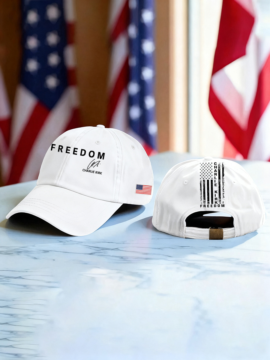 Unisex Freedom Is Not Free R.I.P Charlie Kirk Print Hat