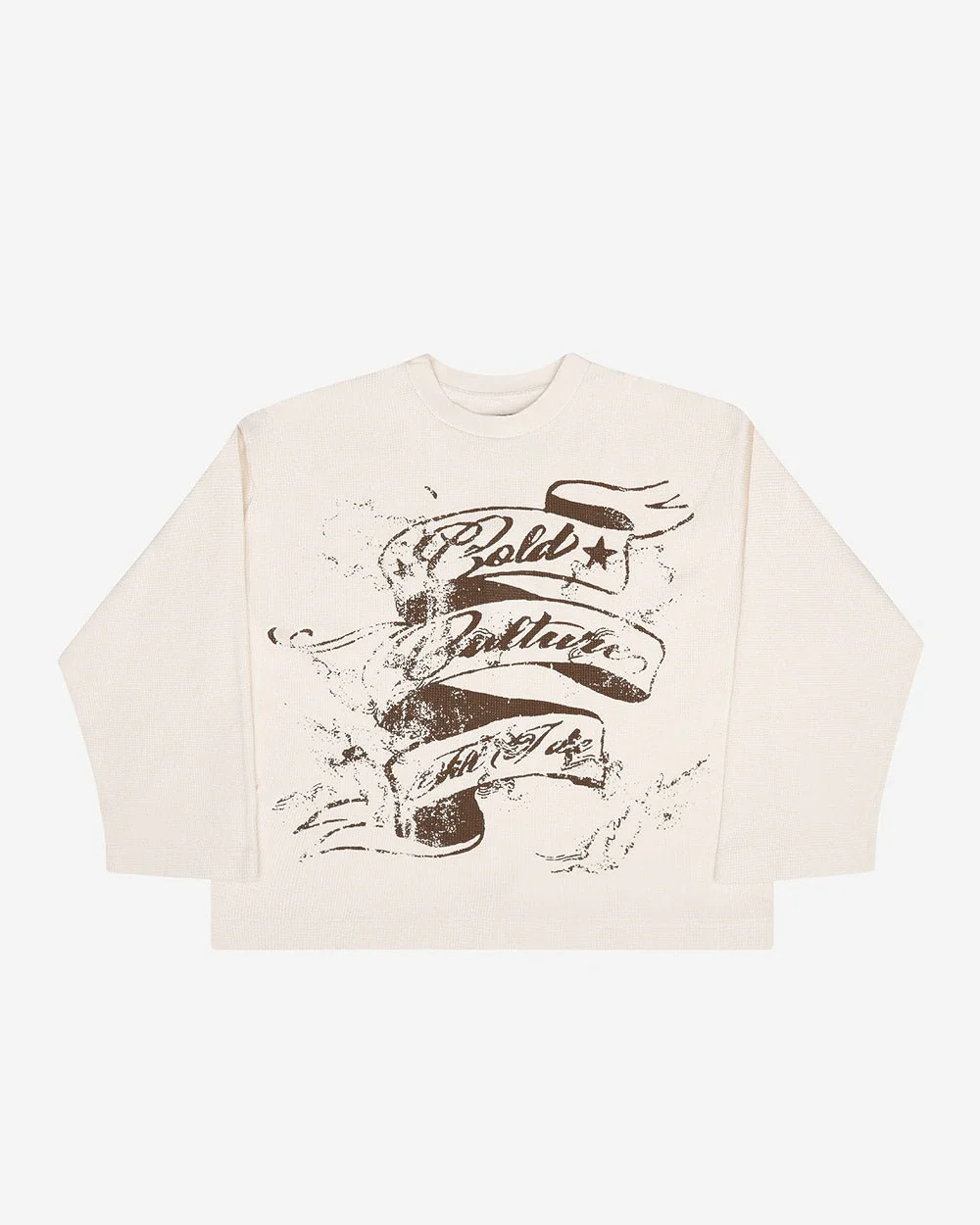 BURNT ICONS LONGSLEEVE OFF WHITE