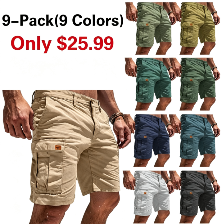 Men's Bermuda shorts Cargo Shorts Shorts Multi Pocket Straight Leg