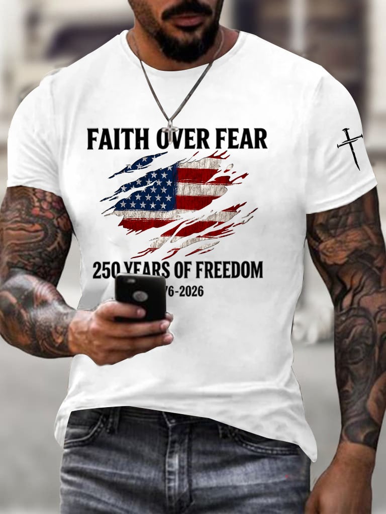 Men's Faith Over Fear  T-Shirt
