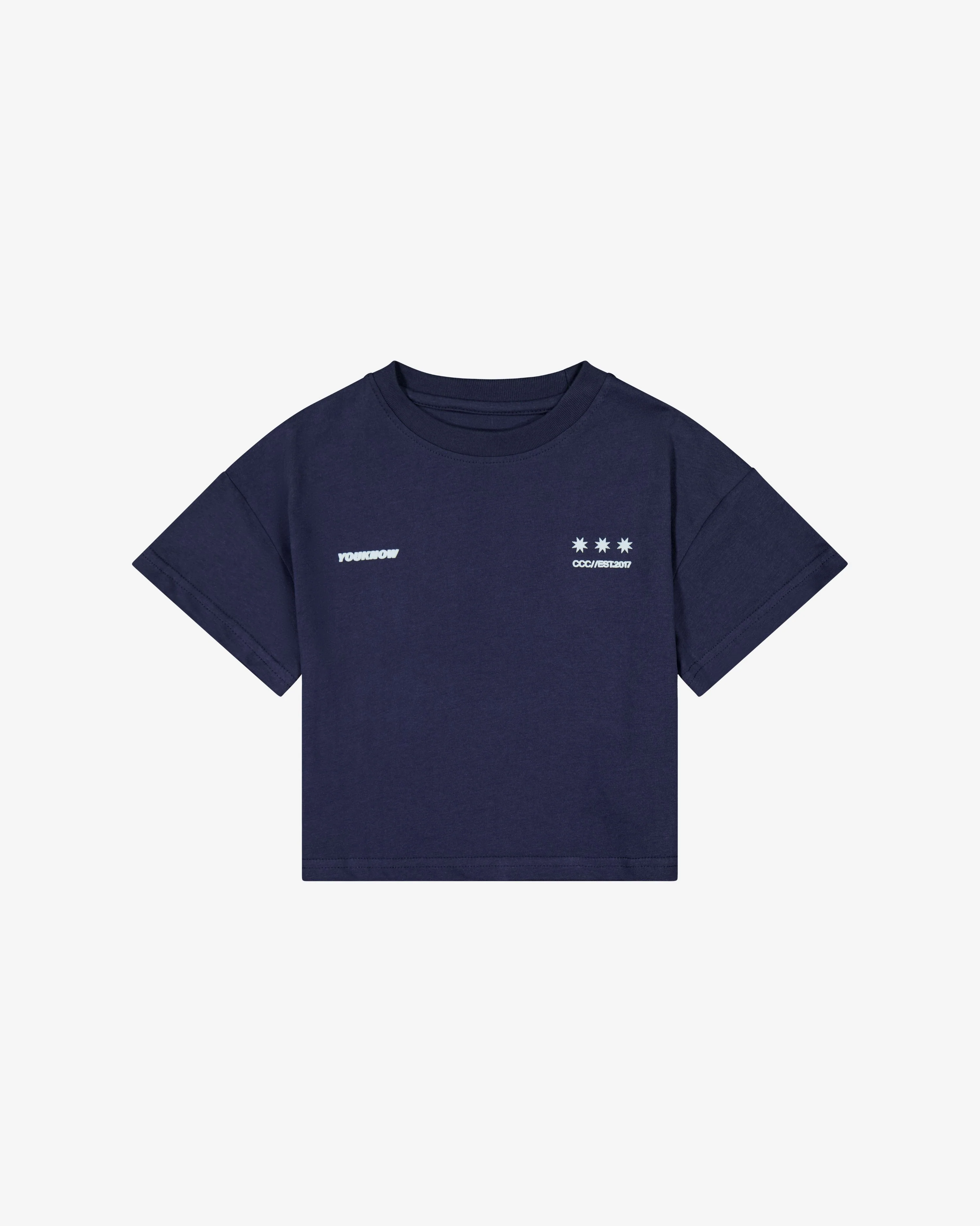 Kids Big Back Tee | Navy Ice