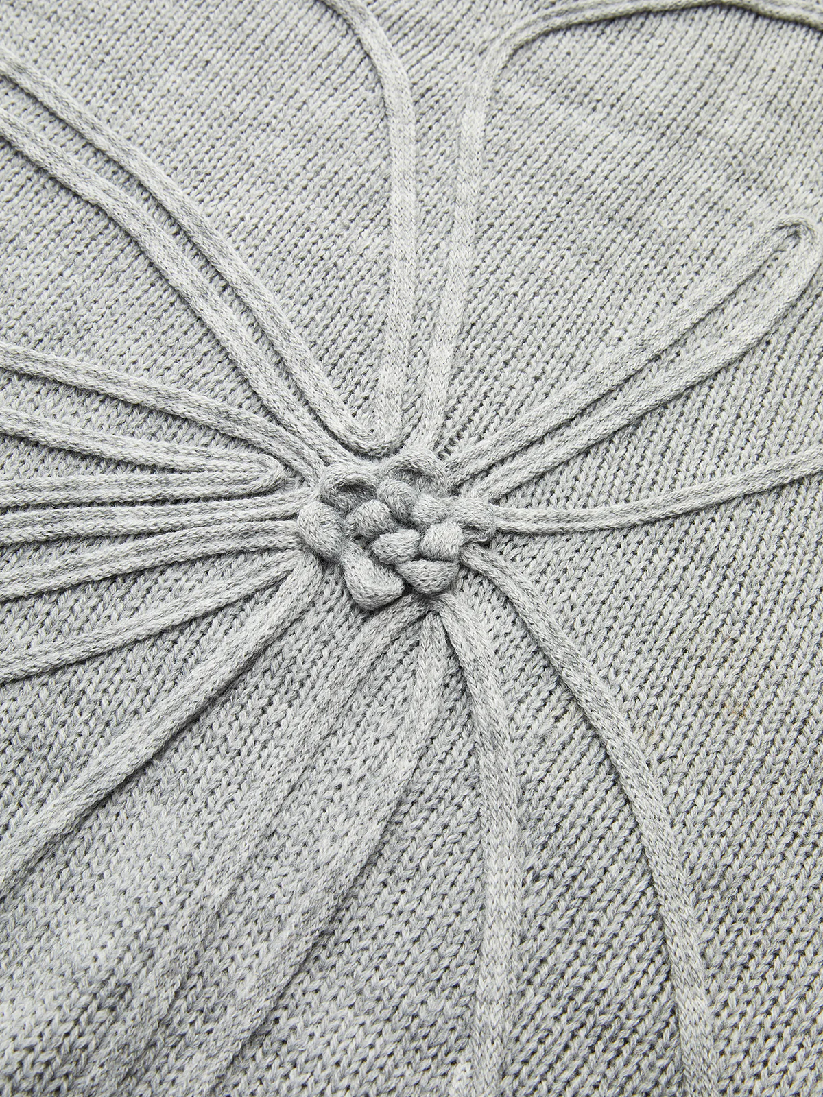 Flower Applique Sweater