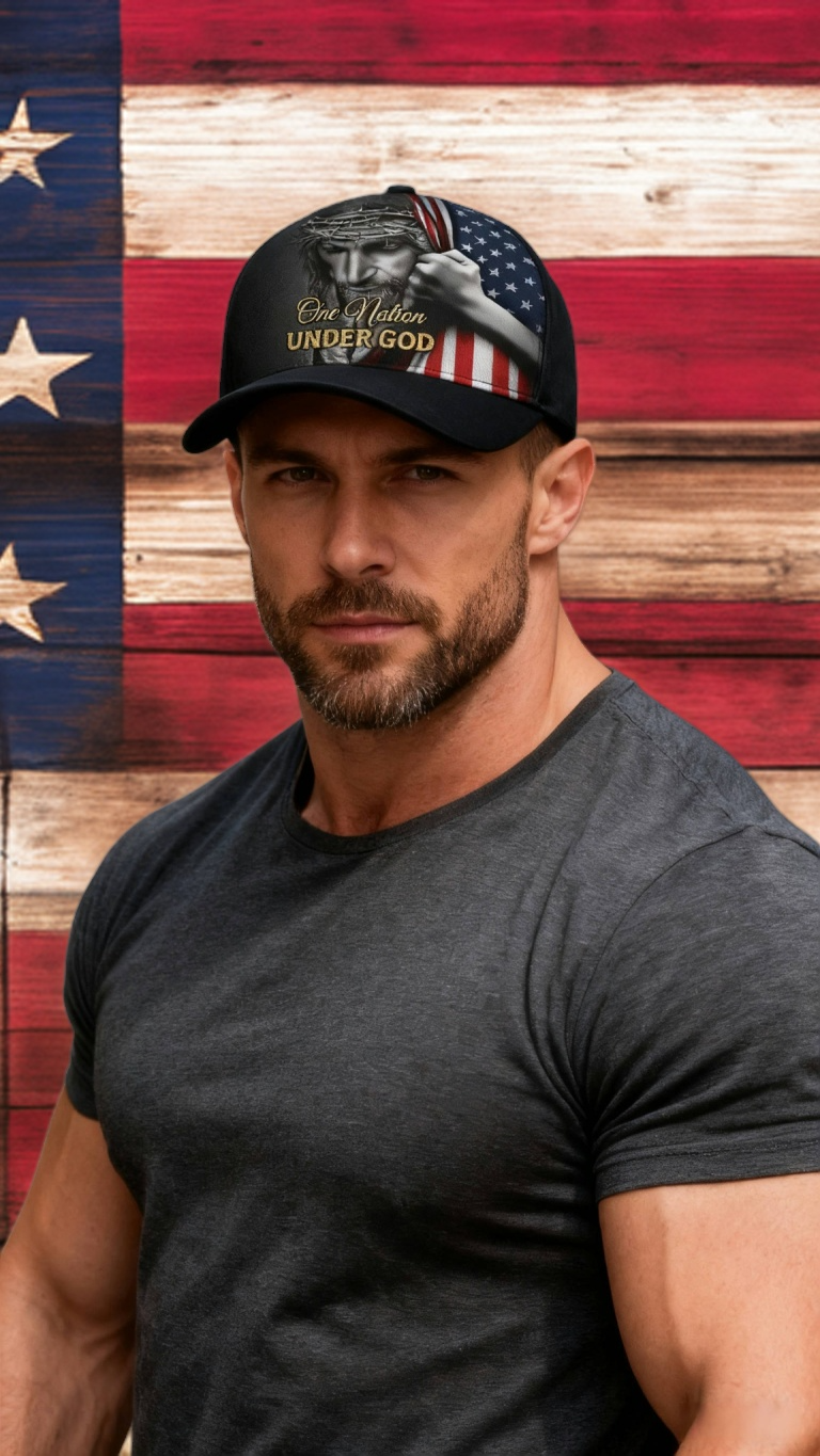 ✝️One Nation Under God Jesus Hat - Buy 2 Get Free Shipping&Free Gift
