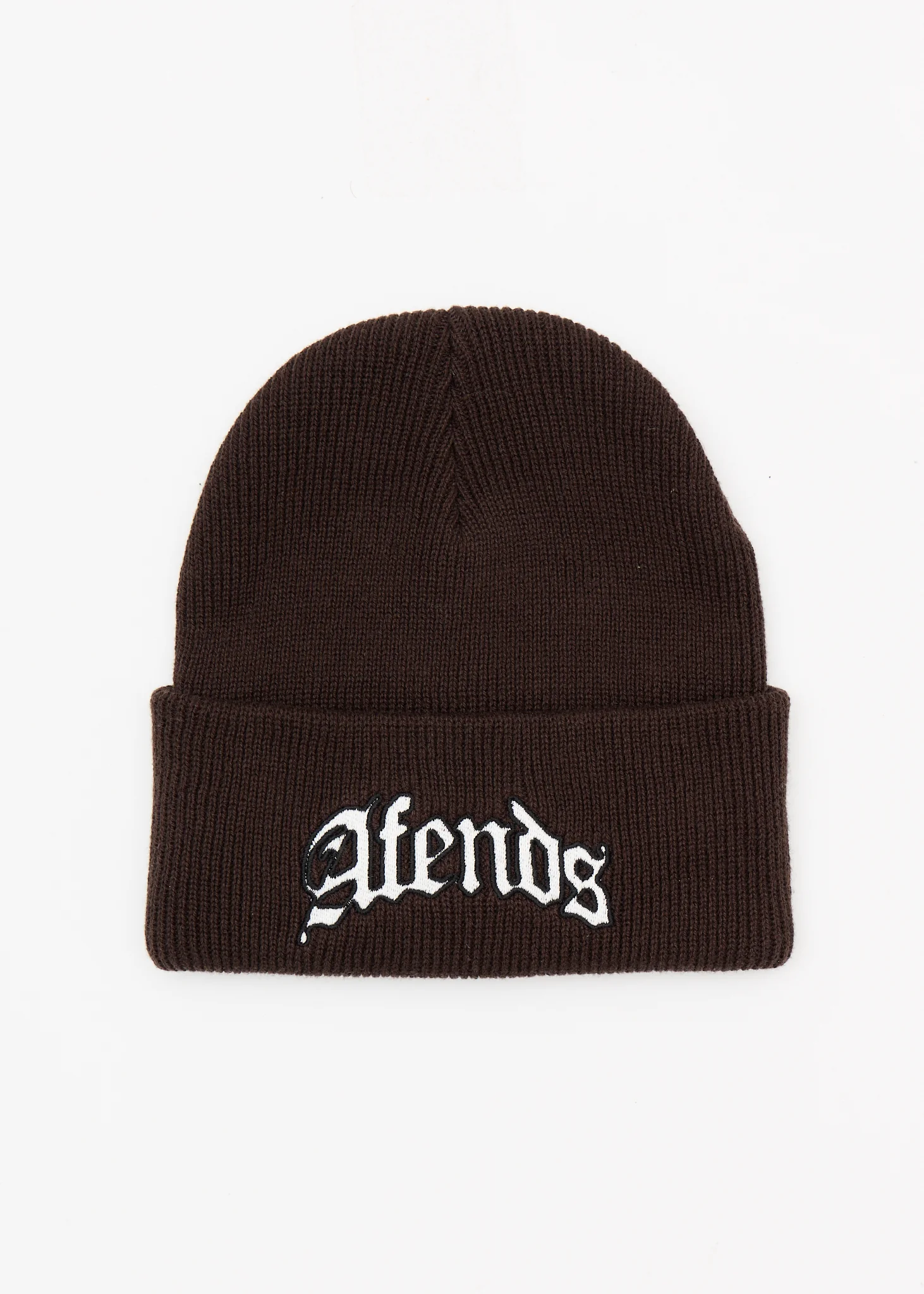 AFENDS Mens Home - Cuffed Beanie - Coffee