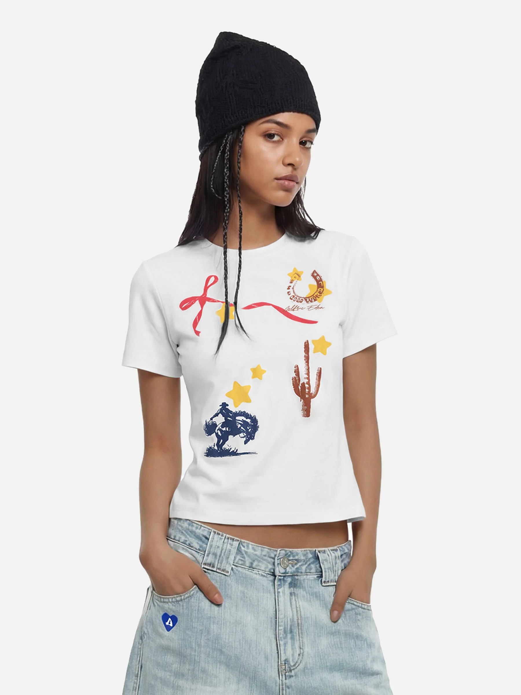 Aelfric Eden Cropped Cowboy Star Tee