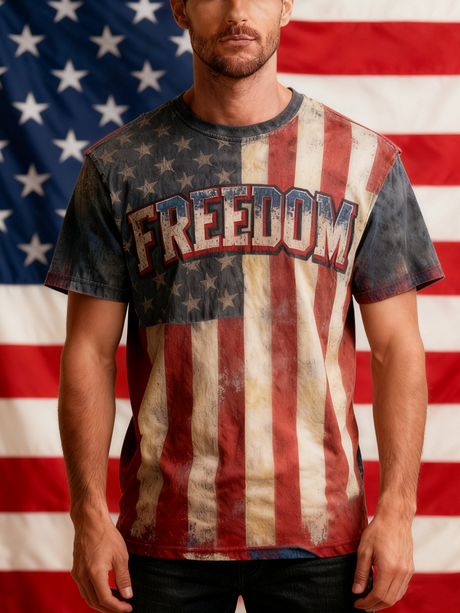 Men's FREEDOM Retro T-Shirt