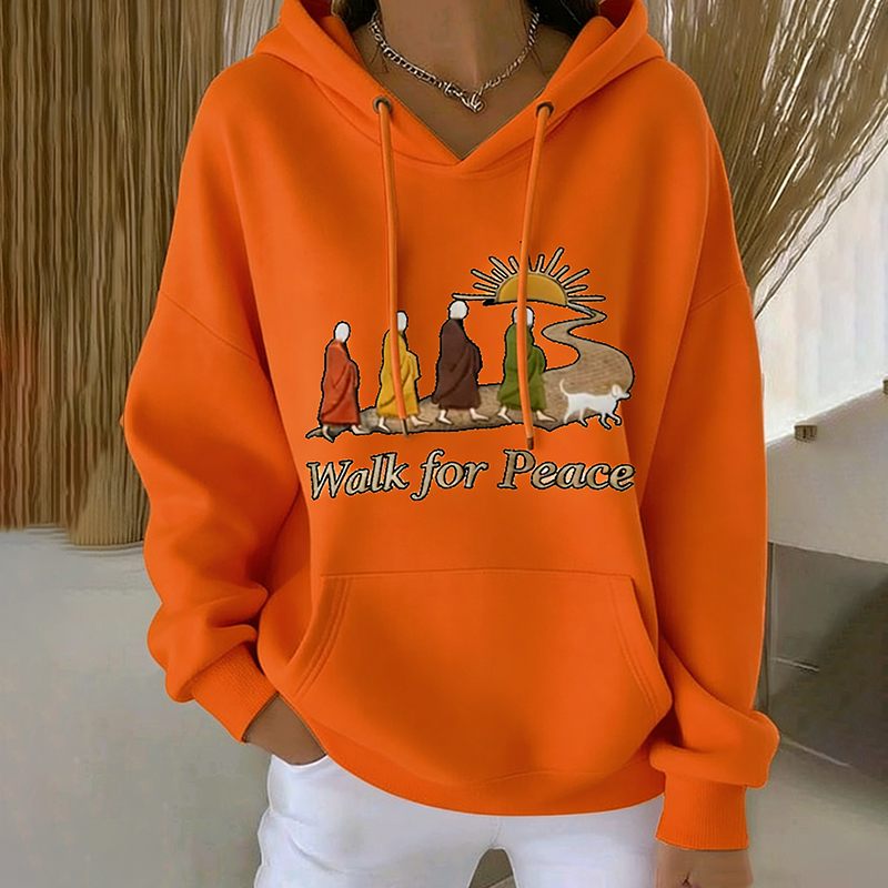Women's Walk For Peace Art Print Sweatshirt