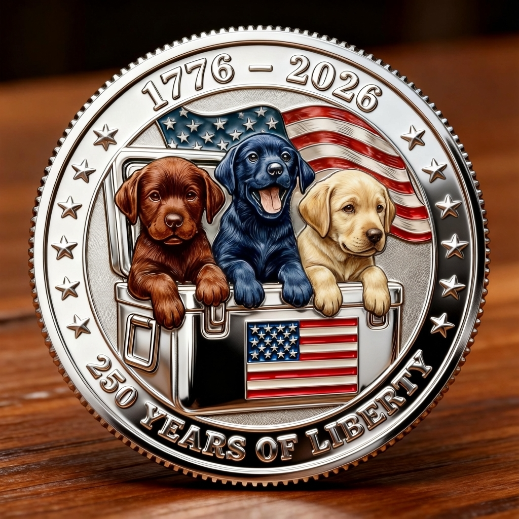 🏆Flash Sale 60% OFF - 🇺🇸USA 250th Anniversary Commemorative Coin – “Three Colors, One Nation”
