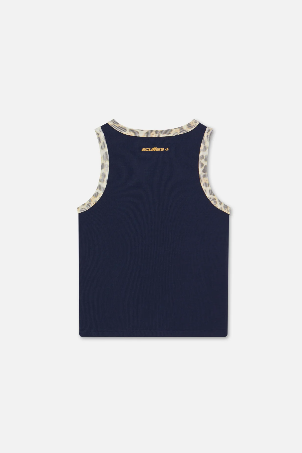 Animal Navy Waffle SCFF Tank Top