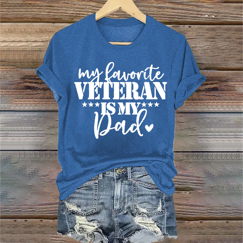 US Veteran Daughter Print Women's T-Shirt